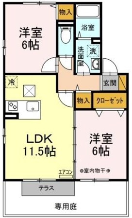 ティアレスクエア Gの物件間取画像